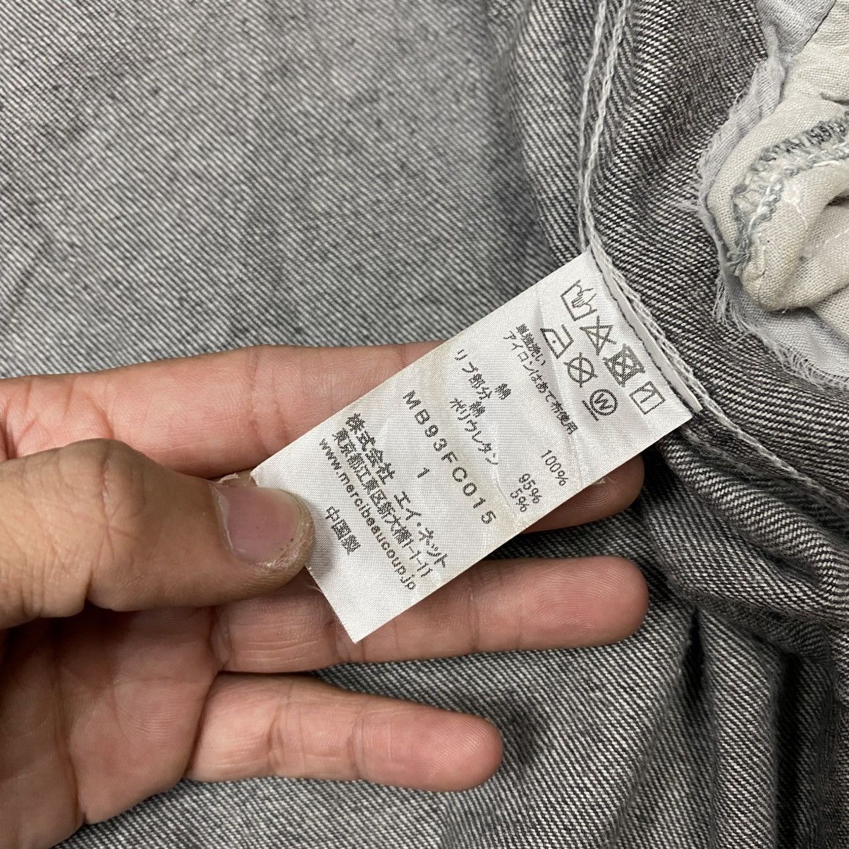 Issey Miyake × Japanese Brand × mercibeaucoup Mercibeaucoup Double Breasted Denim Bomber Jacket Size US M / EU 48-50 / 2 - 11 Thumbnail