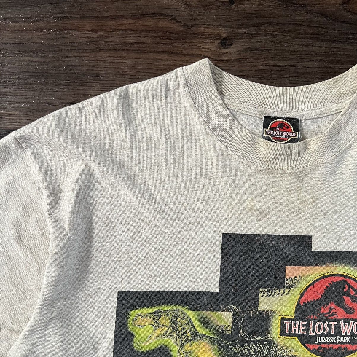 Vintage Vintage 1997 Jurassic Park Rare DNA Tshirt Single Stitched Size US XL / EU 56 / 4 - 3 Thumbnail