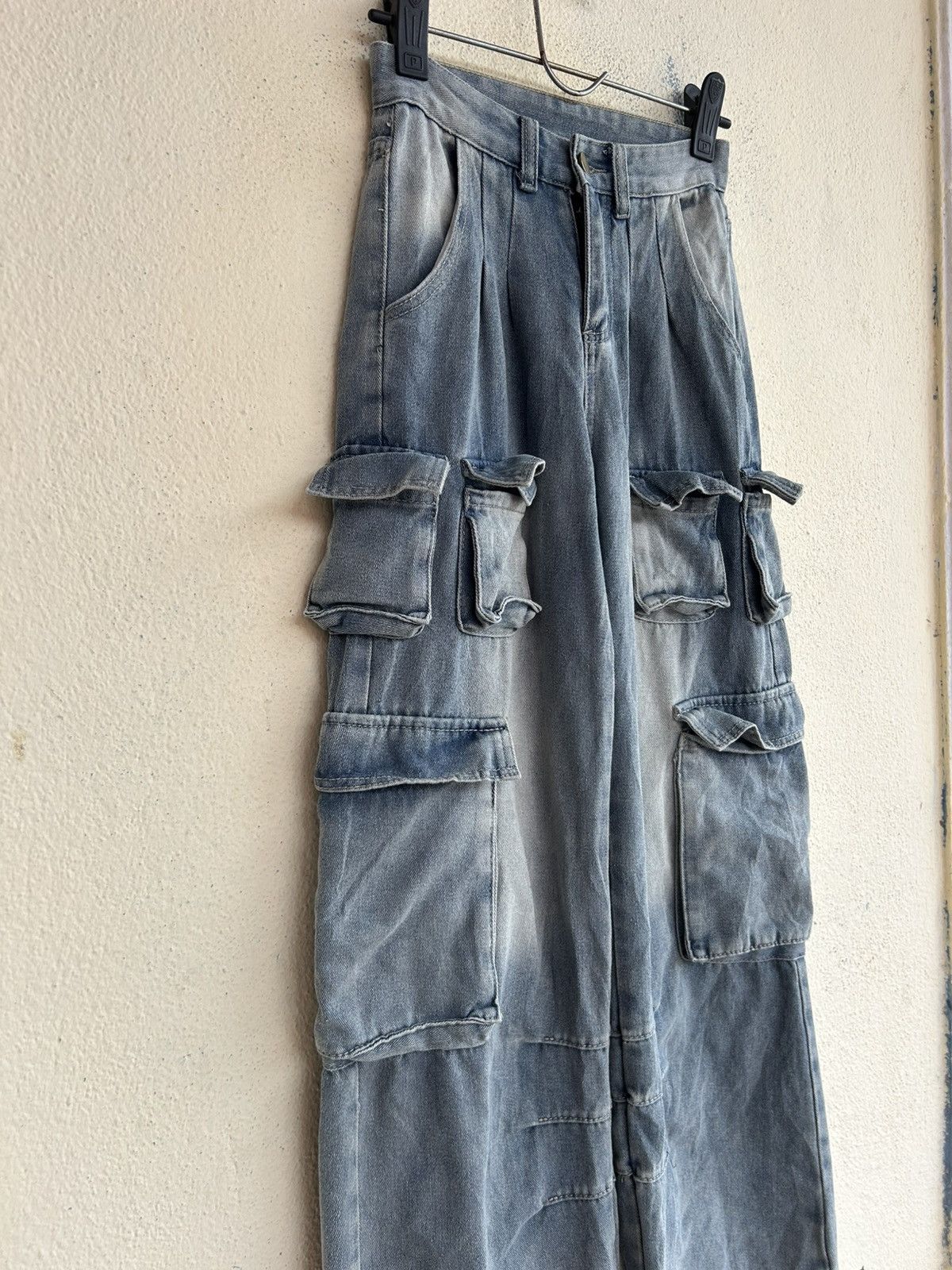 Seditionaries Diavel Multi Pockets Baggy Denim Size 24" / US 00 / IT 34 - 5 Thumbnail