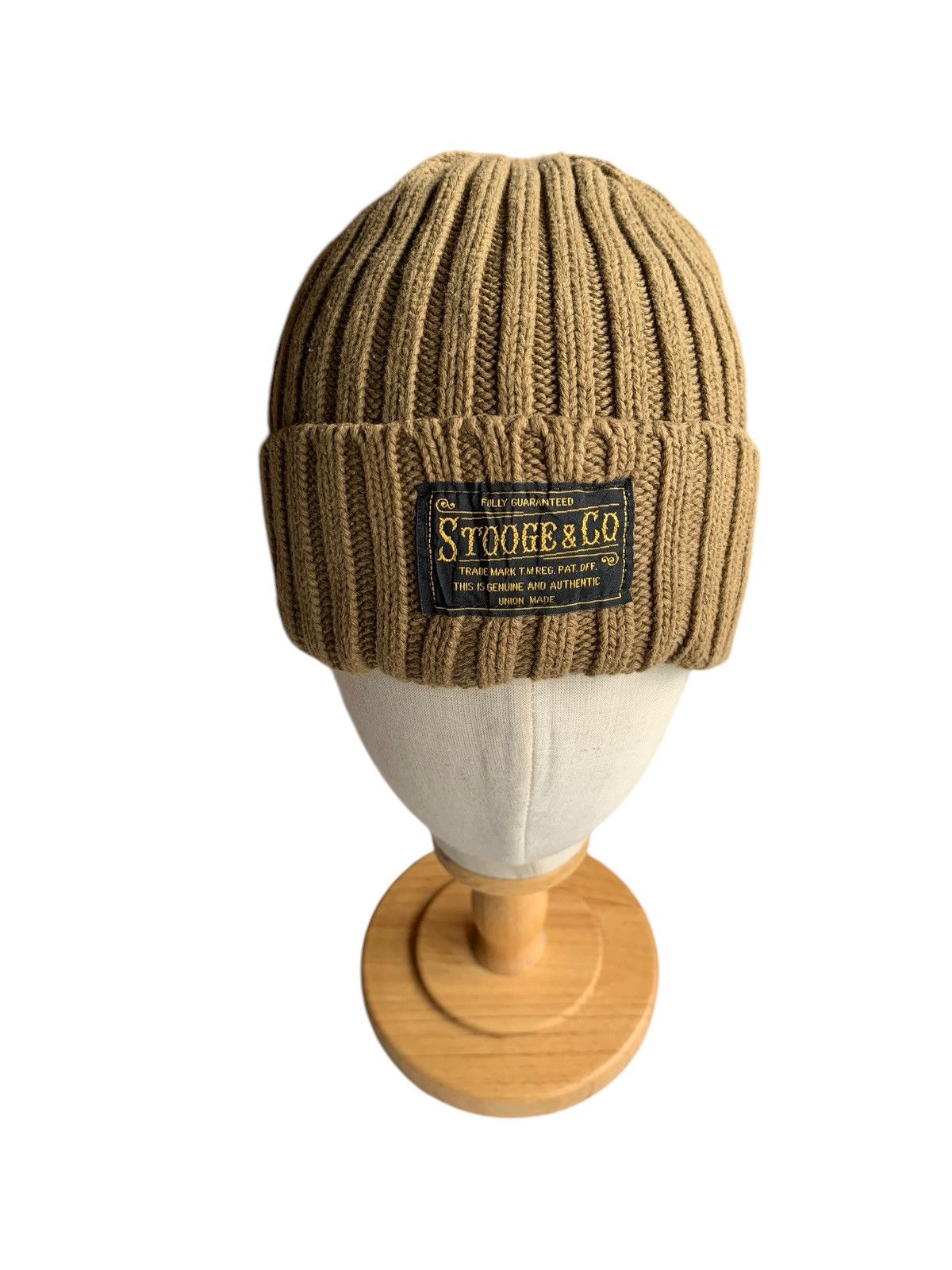 Japanese Brand × Kapital × Vintage Knitted Stooge & Co Japanese Winter Sessions Beanie Hats🎌 Size ONE SIZE - 4 Thumbnail