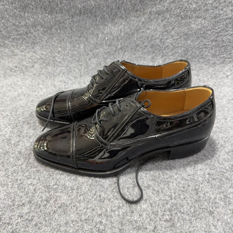 Gucci Gucci Black Patent Leather Casual Shoes - Size US 6.5 / EU 39-40 - 1 Thumbnail
