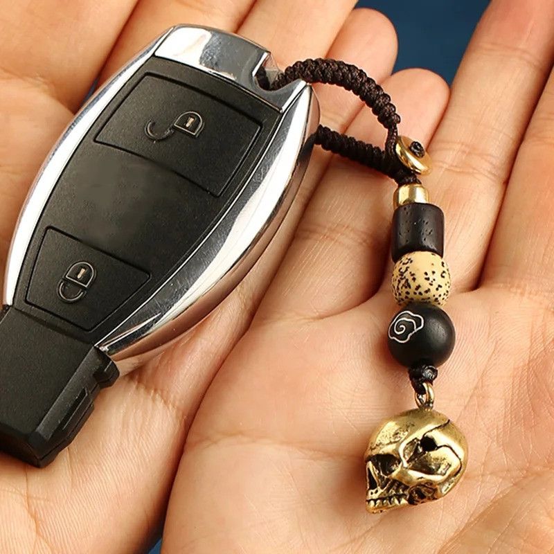 Other Beast Punk Skull Head Pendant Keyring Charms Gifts Size ONE SIZE - 3 Thumbnail