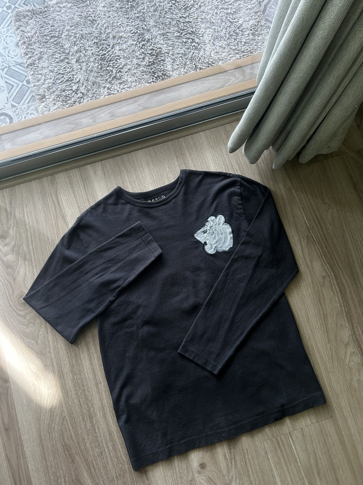 Japanese Brand 💥Sukajan Japan IOLANI Tiger Embroidered Long Sleeve Size US M / EU 48-50 / 2 - 4 Thumbnail