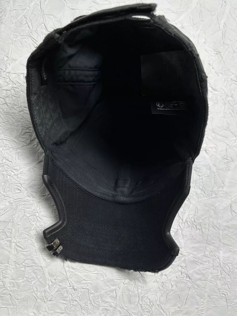 Balenciaga Balenciaga Flame Embroidered Cap Baseball Hat-2507 Size ONE SIZE - 3 Thumbnail