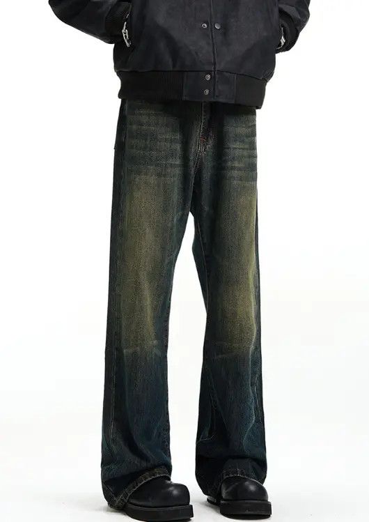 Japanese Brand Iyo Vintage distressed straight Cleanfit loose casual jeans Size US 32 / EU 48 - 3 Thumbnail
