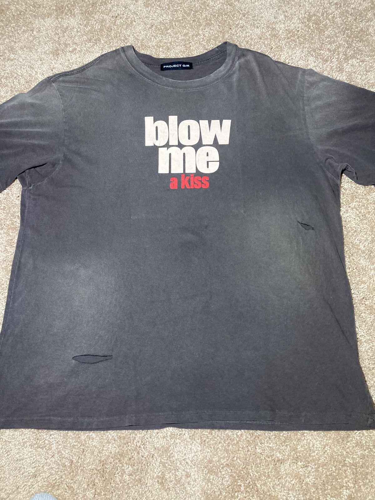 project gr blow me kiss tシャツ project gr blow me kiss tシャツ