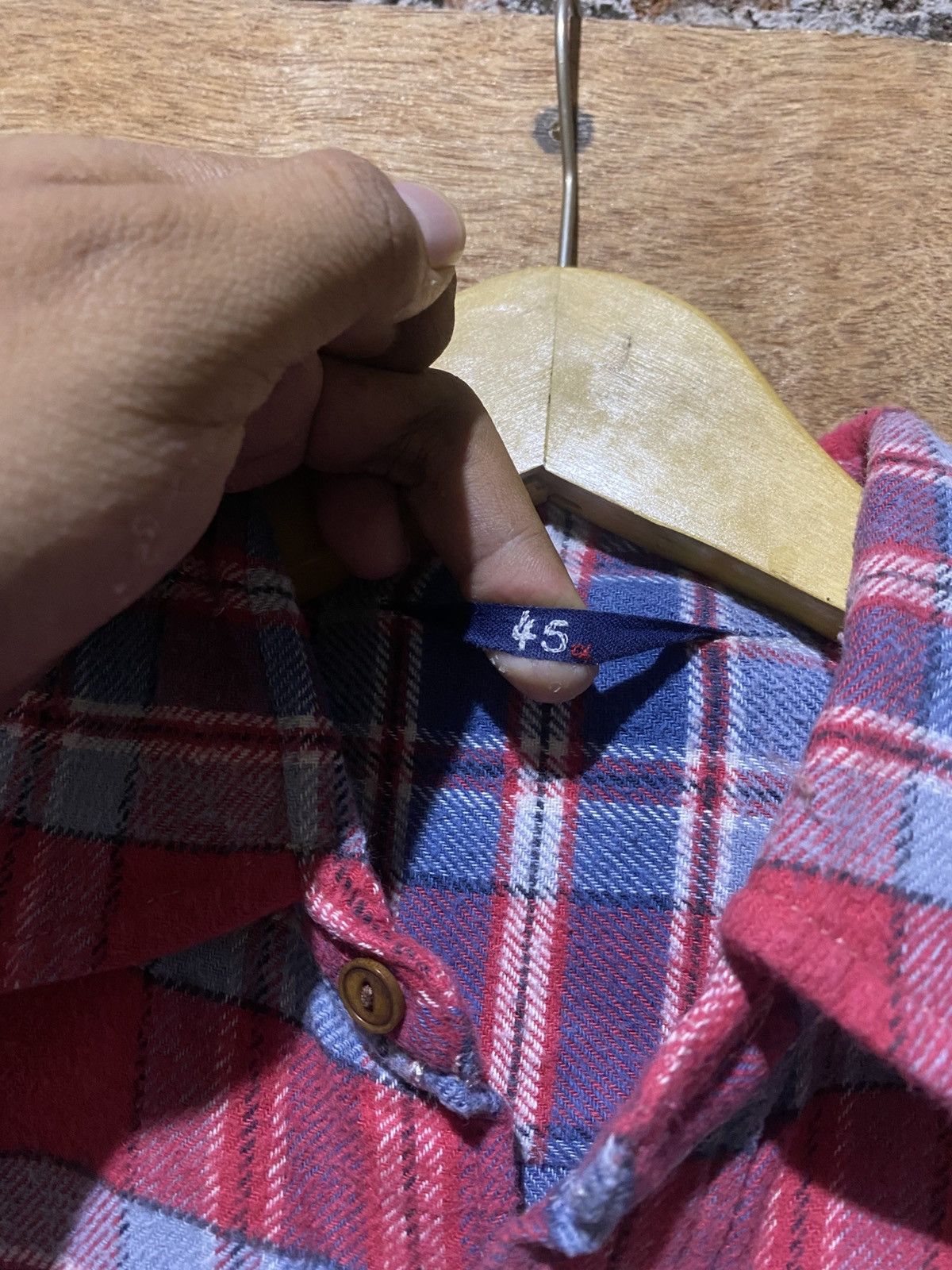 45rpm 💸BINDING OFFER💸 45RPM PLAID FLANNELSHIRT Size US M / EU 48-50 / 2 - 4 Thumbnail