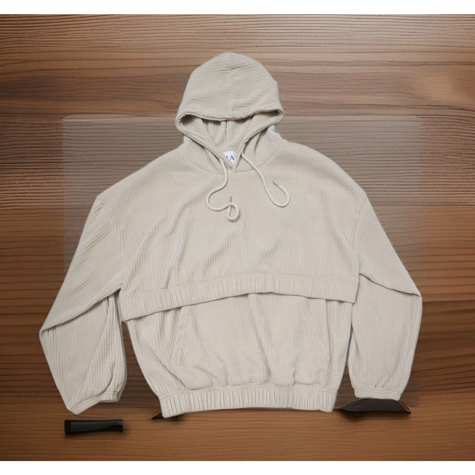 Alo Alo Corduroy Heavy Hoodie Fleece Jacket – Women’s Size M Size M / US 6-8 / IT 42-44 - 2 Thumbnail