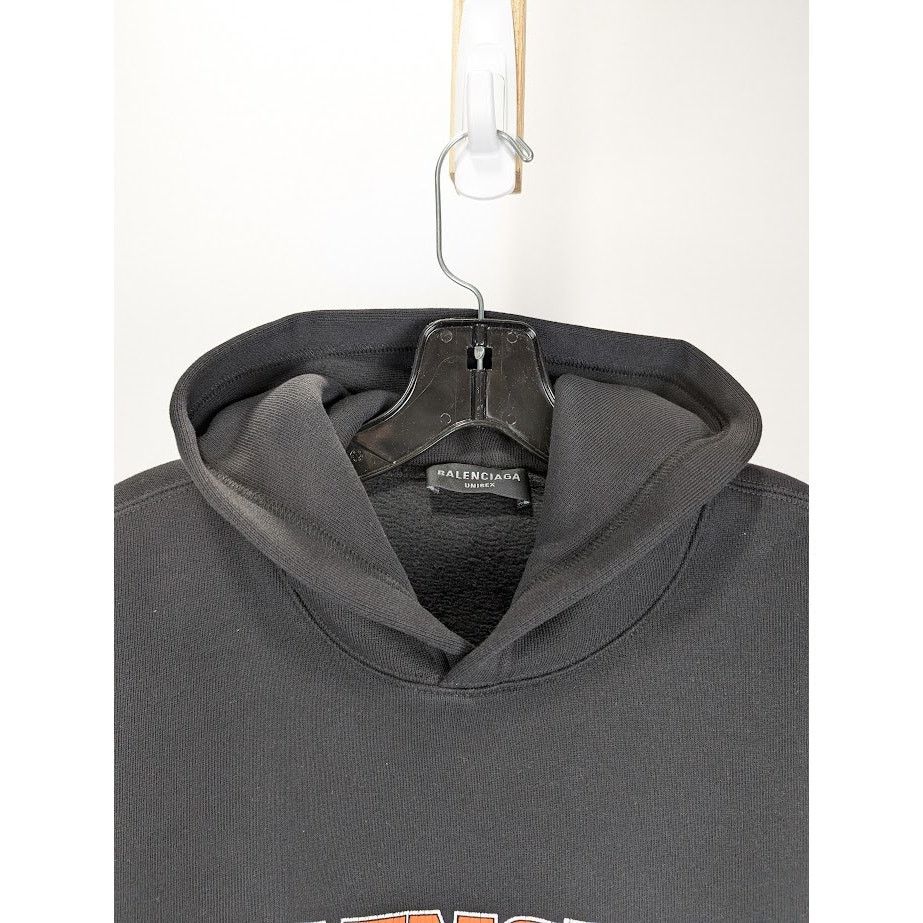 Balenciaga o1rshd1 Hoodie in Black Size US S / EU 44-46 / 1 - 3 Thumbnail