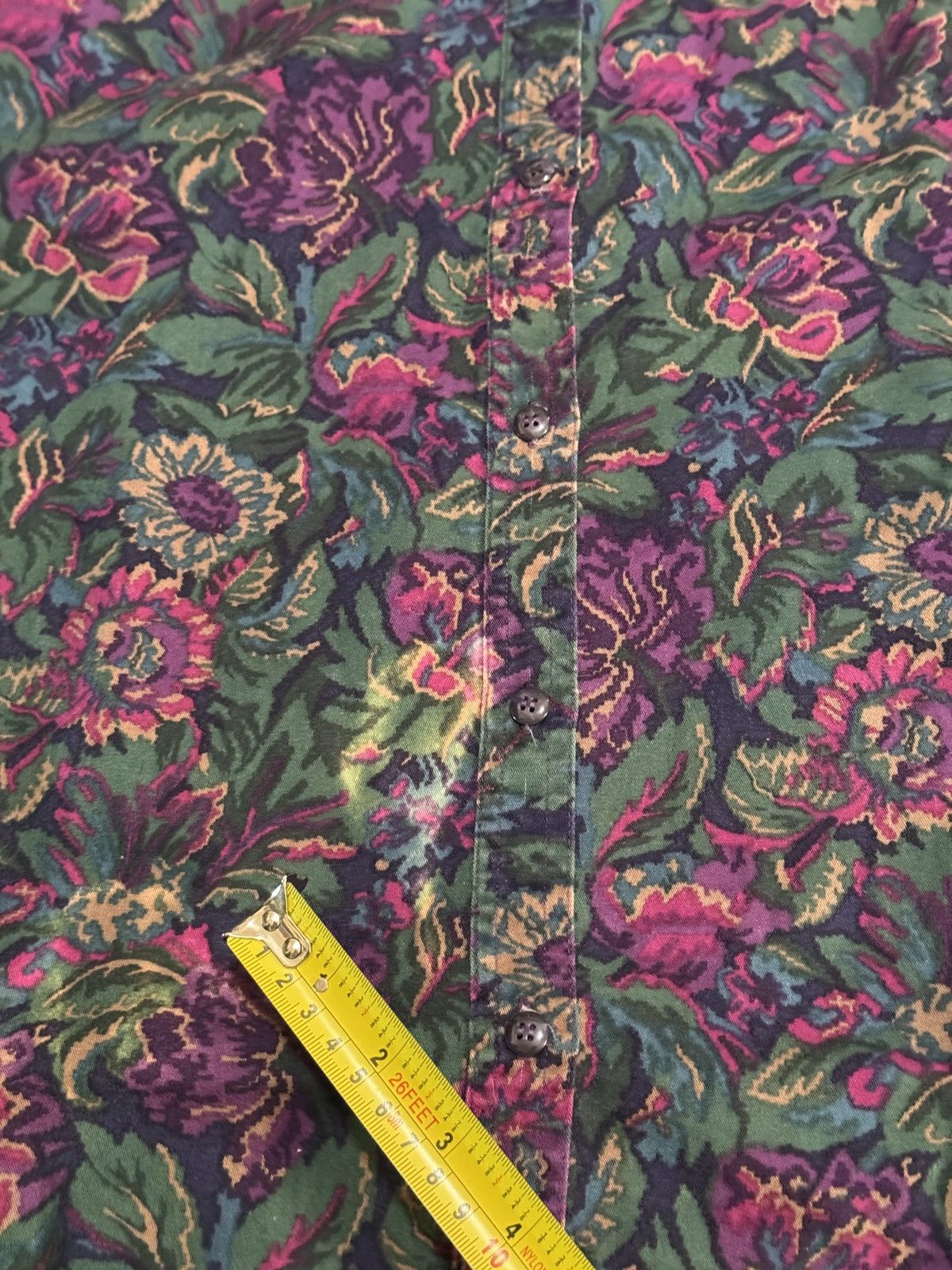 Woolrich Woolen Mills Woolrich Floral Flower Vintage 90s Button Up Blouse Shirt M Size M / US 6-8 / IT 42-44 - 7 Thumbnail