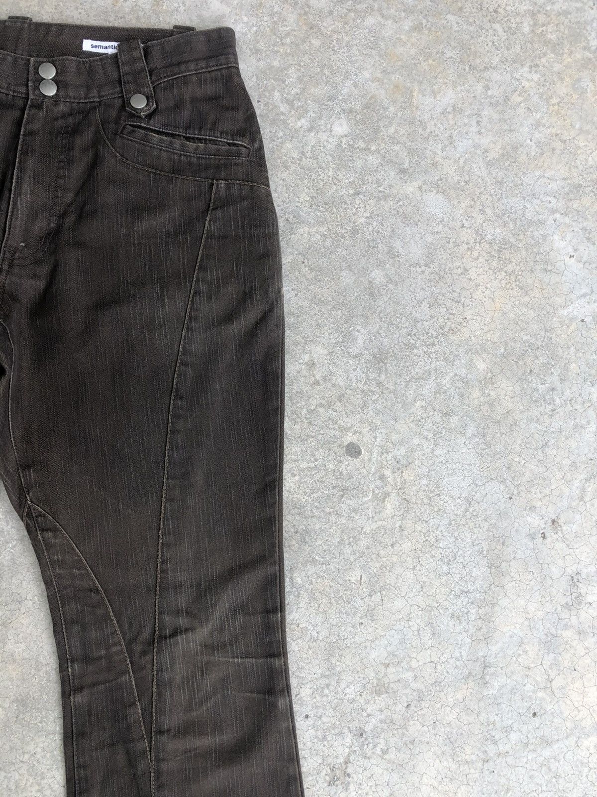If Six Was Nine Semantic Design Flared Jeans Distressed Jeans Size US 31 - 5 Thumbnail