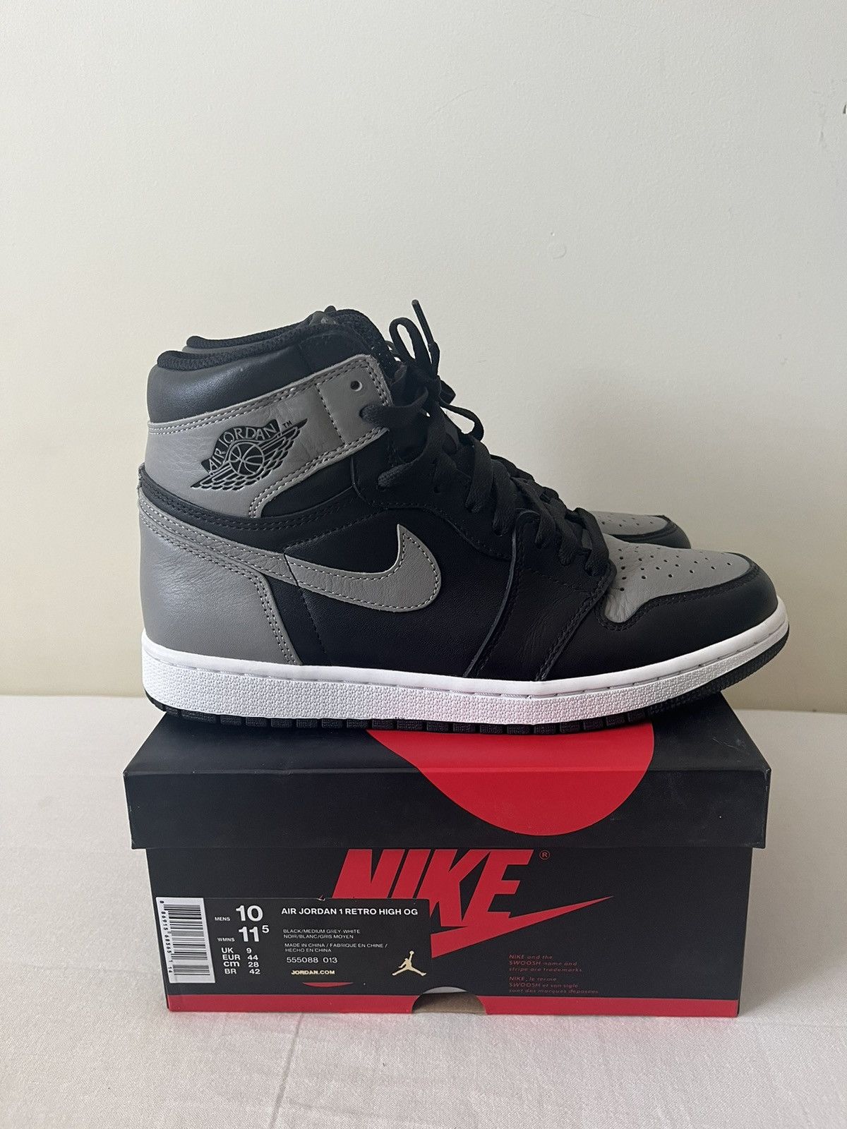 2018 Nike Air Jordan 1 Shadow Retro