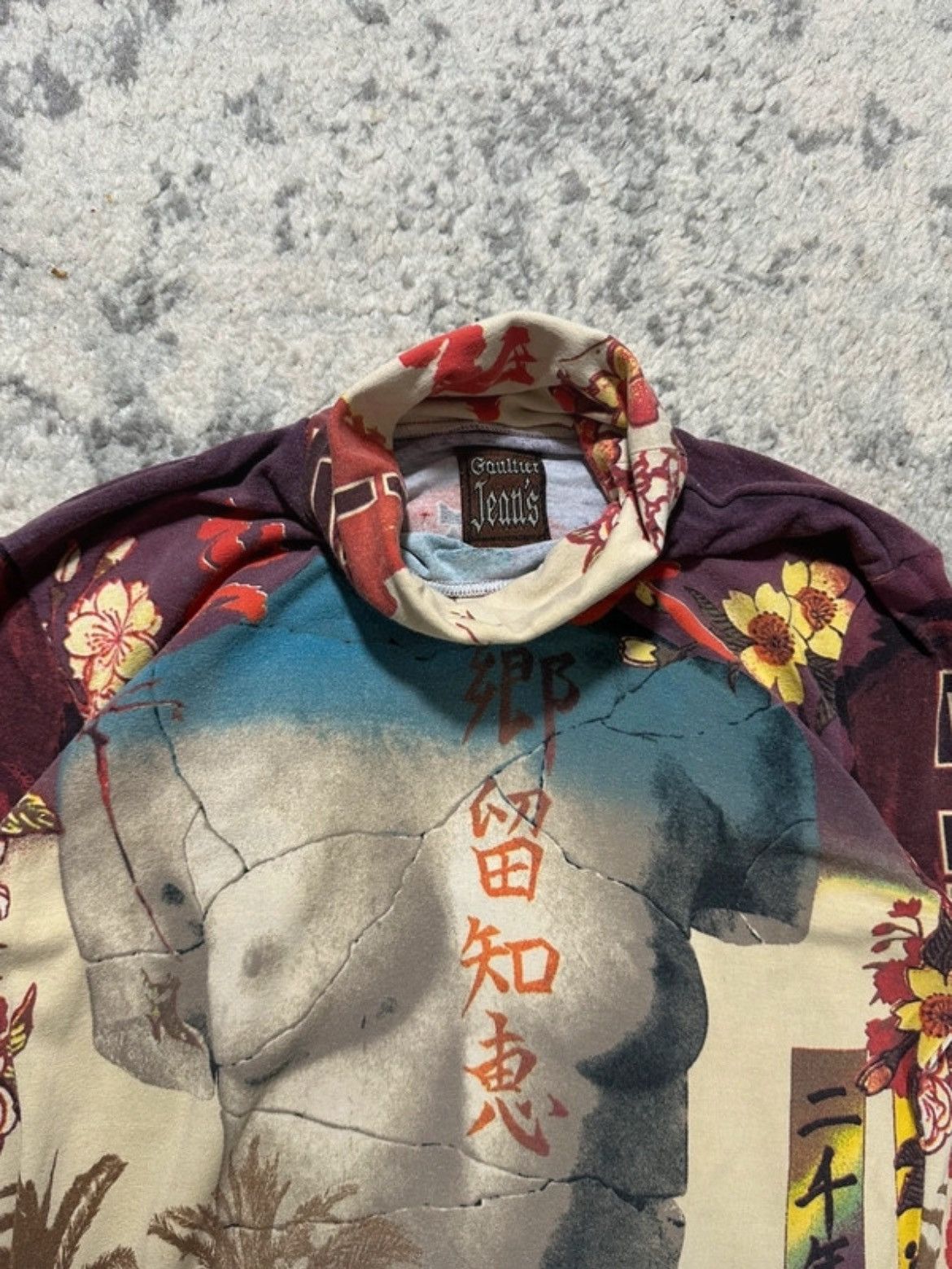 Jean Paul Gaultier Venus Print Turtleneck by Jean Paul Gaultier Size M / US 6-8 / IT 42-44 - 5 Thumbnail