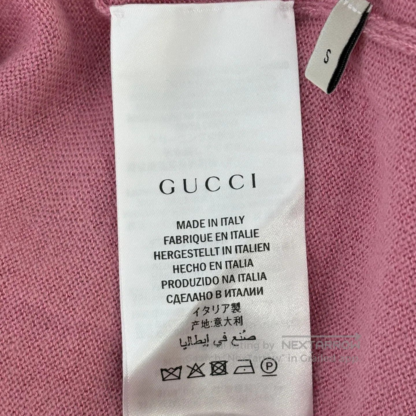Gucci Guicci Gold-threaded buttoned knitted sweater jacket Size M / US 6-8 / IT 42-44 - 4 Thumbnail
