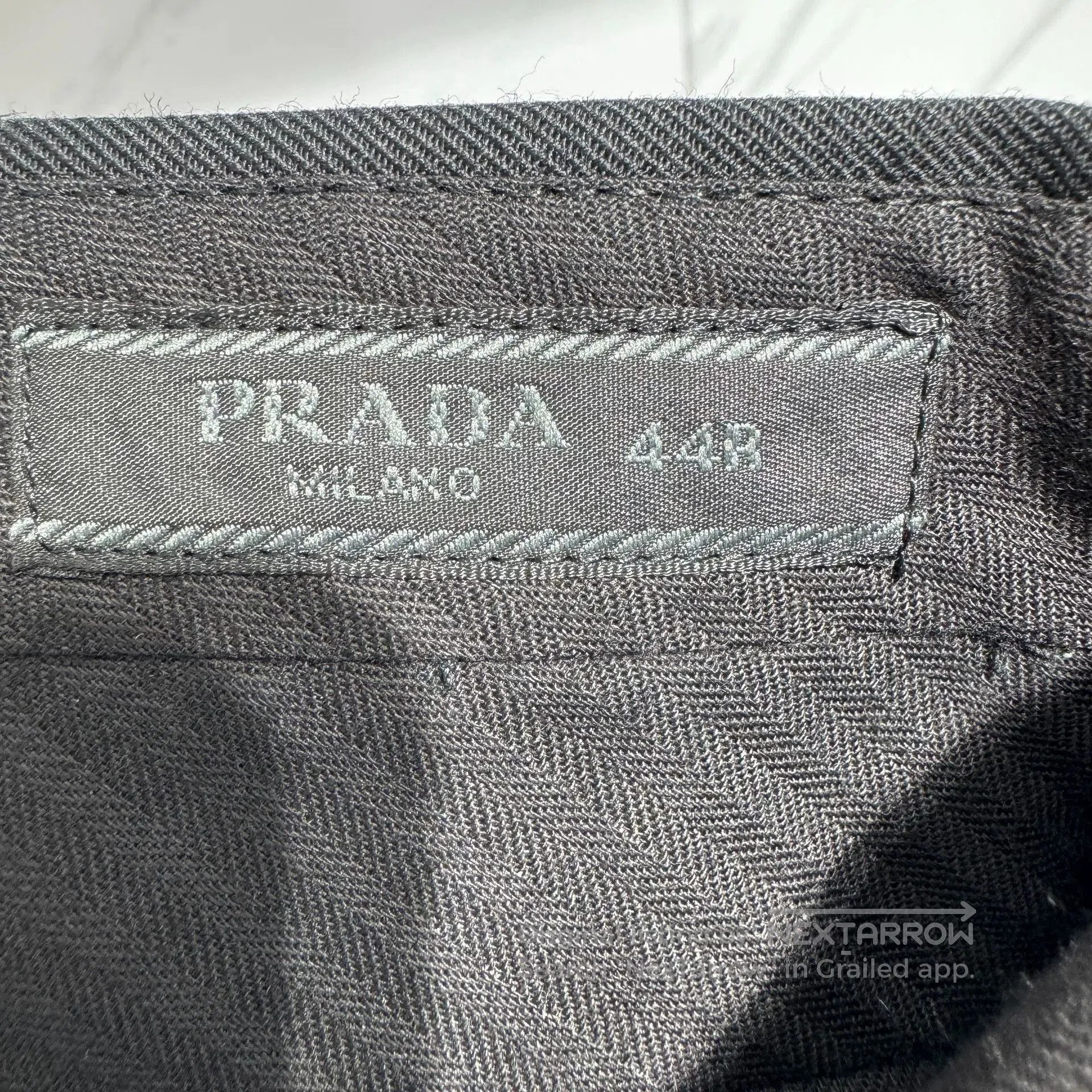 Prada Prada Black Wool Trousers Show Style. Size US 28 / EU 44 - 3 Thumbnail