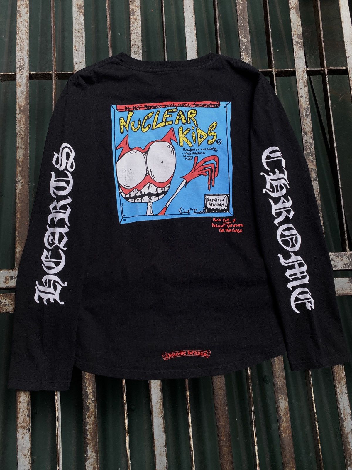 Chrome Hearts RARE - Chrome Hearts Matty Boy Nuclear Kids Script Size US M / EU 48-50 / 2 - 2 Thumbnail
