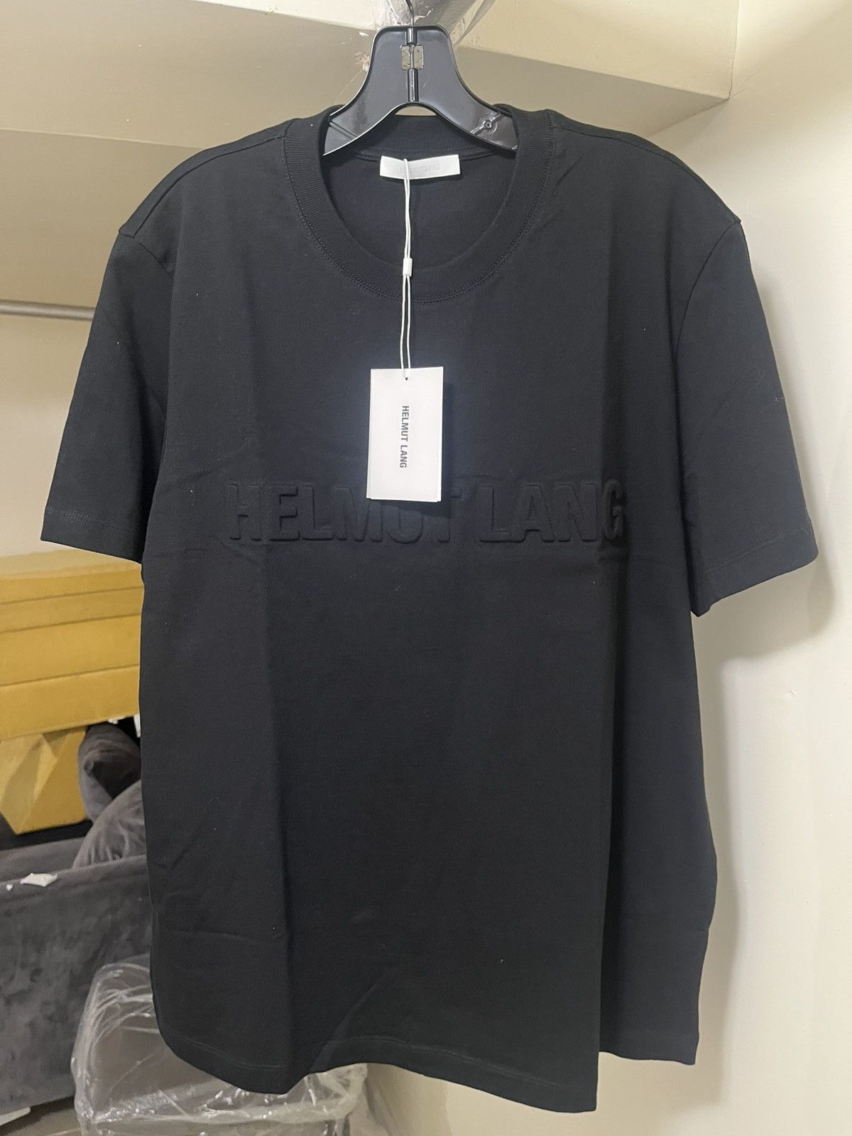 Helmut Lang Helmut Lang Embossed T-Shirt Sz XL Size US XL / EU 56 / 4 - 1 Thumbnail