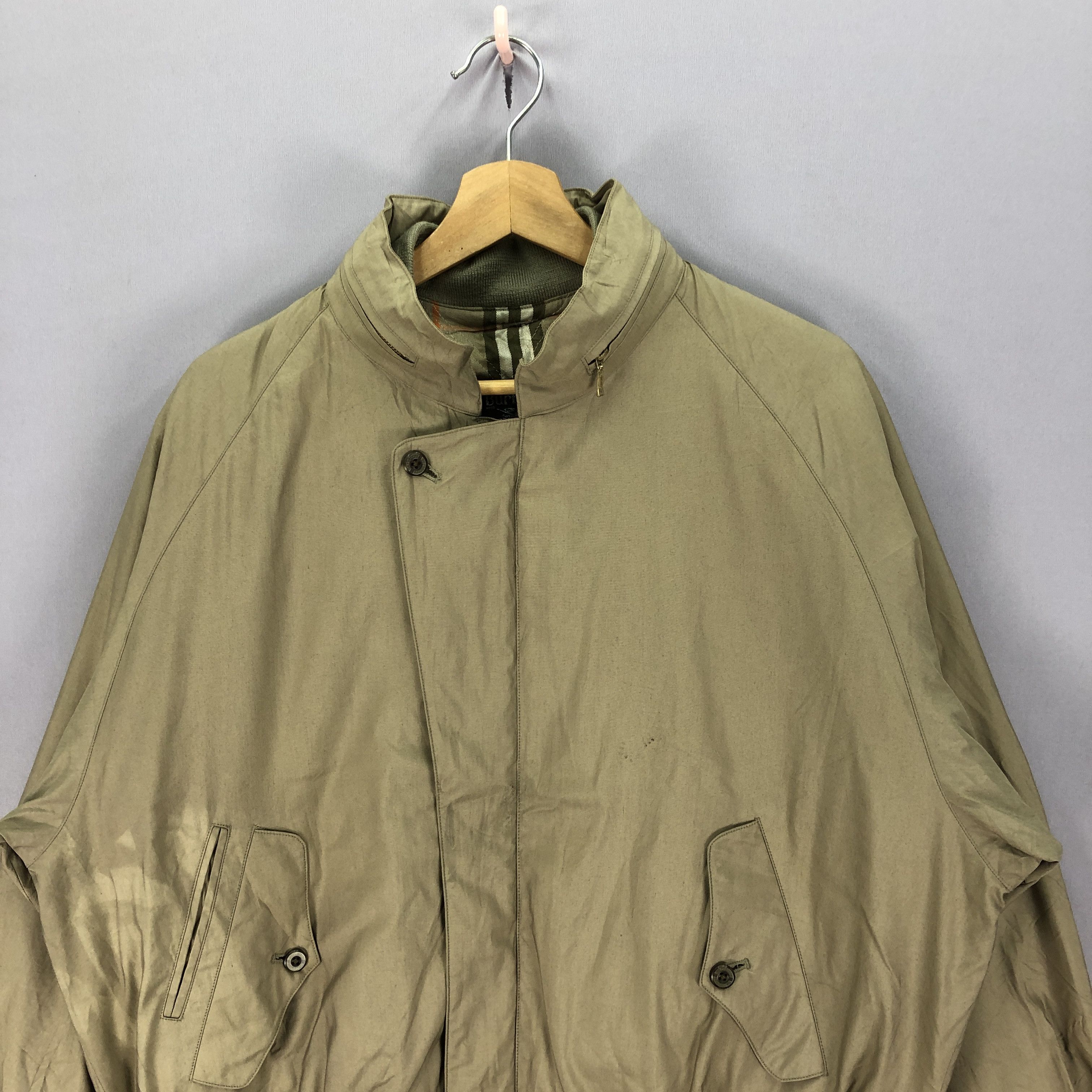 Burberry × Vintage Vintage 90s Burberry Hoodie Faded Zipper Jackets Size US L / EU 52-54 / 3 - 3 Thumbnail