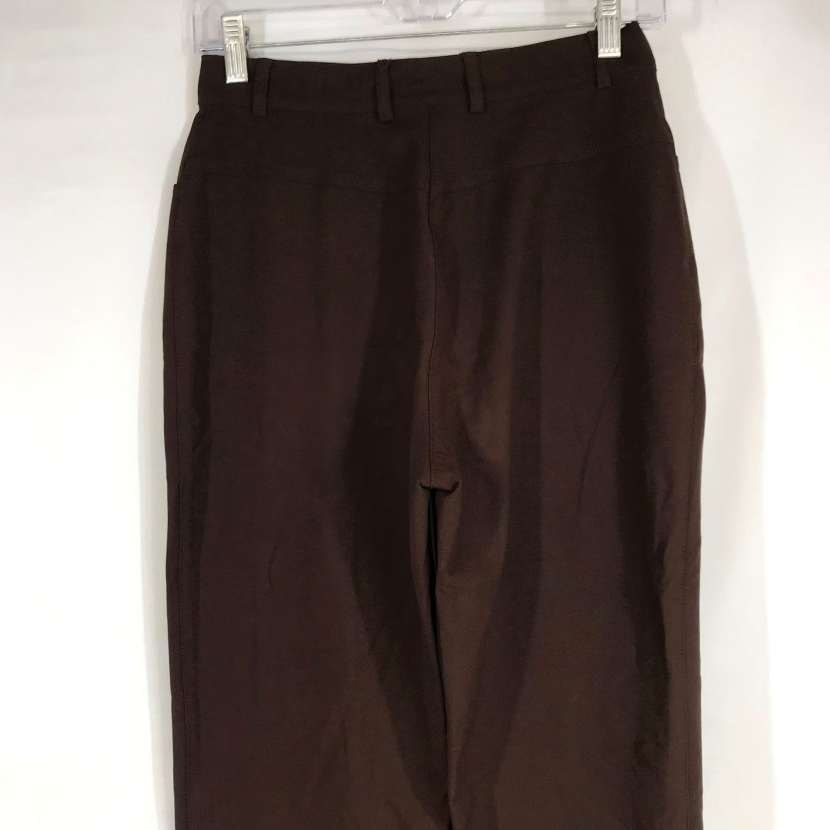Vintage St John Sport by Marie Gray Espresso Brown Straight Leg Trousers Size 2 Size 26" / US 2 / IT 38 - 5 Thumbnail