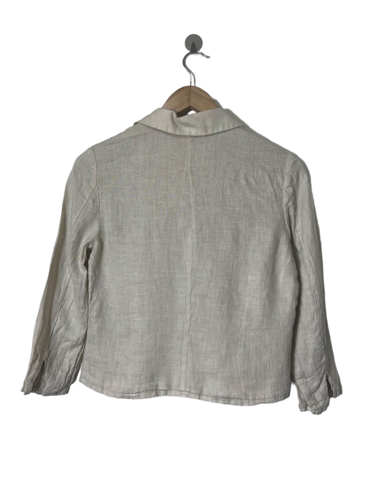 C.P. Company C.P. Company Light Crop Linen Blazer Size S / US 4 / IT 40 - 2 Thumbnail