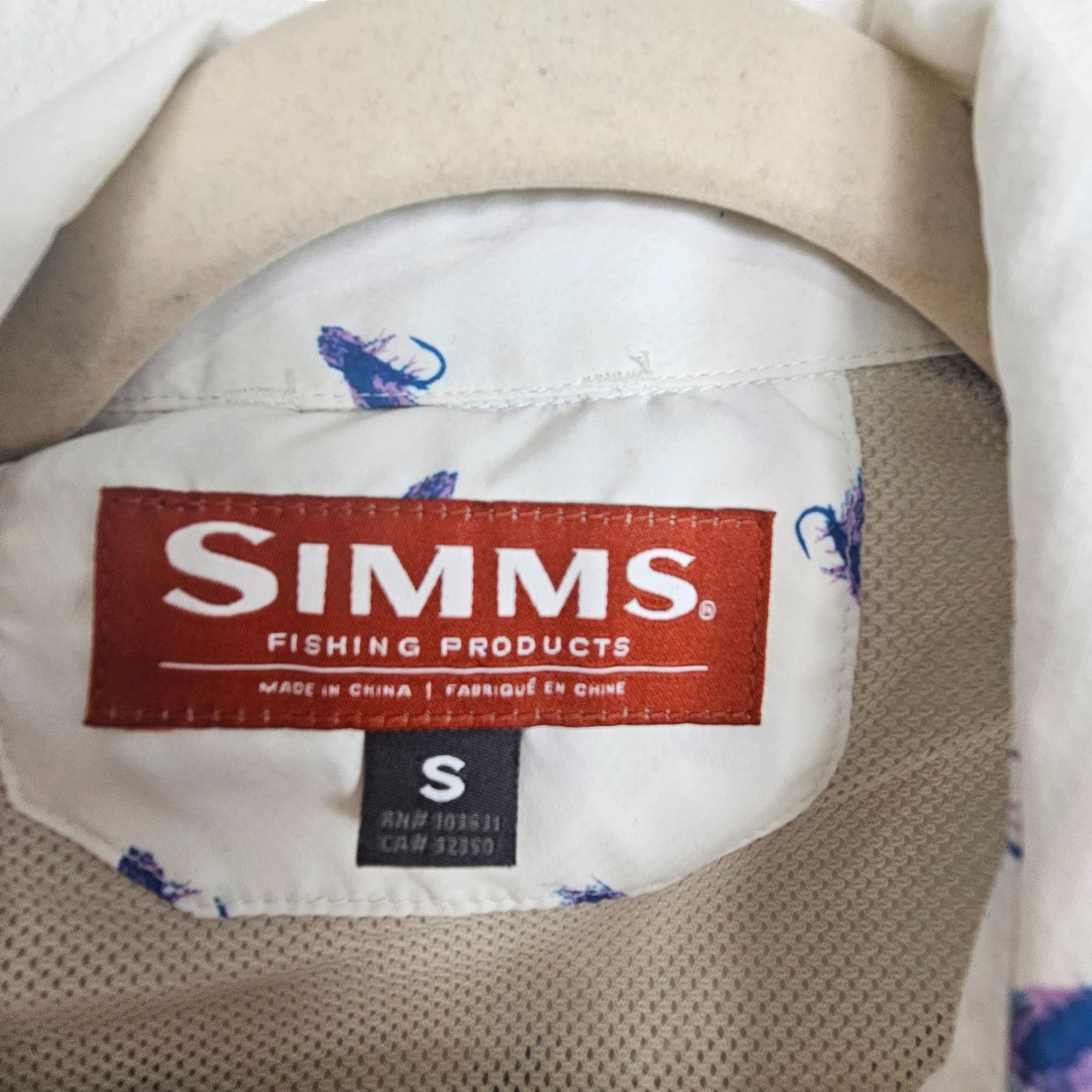Simms Simms Womens Vented Isle Fishing Shirt S White Fly All Over Size S / US 4 / IT 40 - 6 Thumbnail