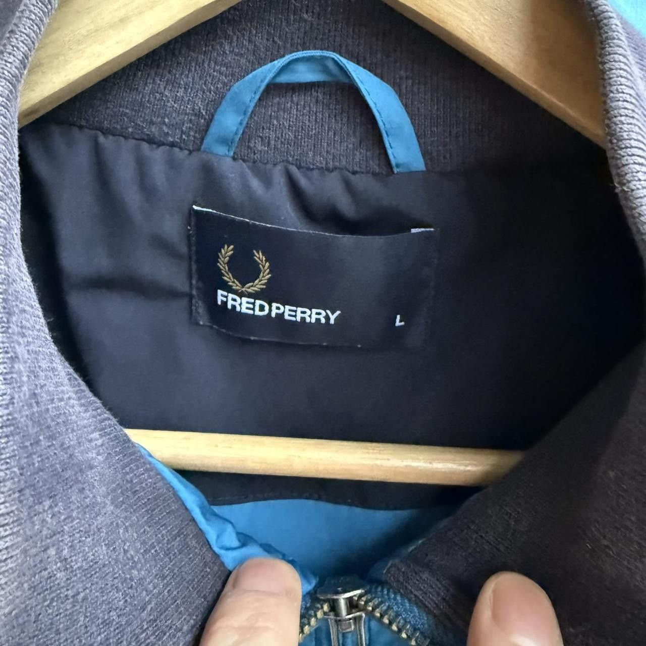 Fred Perry Fred Perry Black Blue Bomber Jacket Casual Size US M / EU 48-50 / 2 - 5 Thumbnail