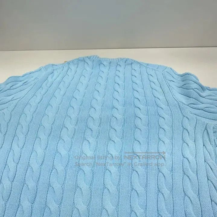 Polo Ralph Lauren Polo Ralph Lauren SS25 Men's Blue Cable Knit Sweater. Size US XL / EU 56 / 4 - 9 Thumbnail