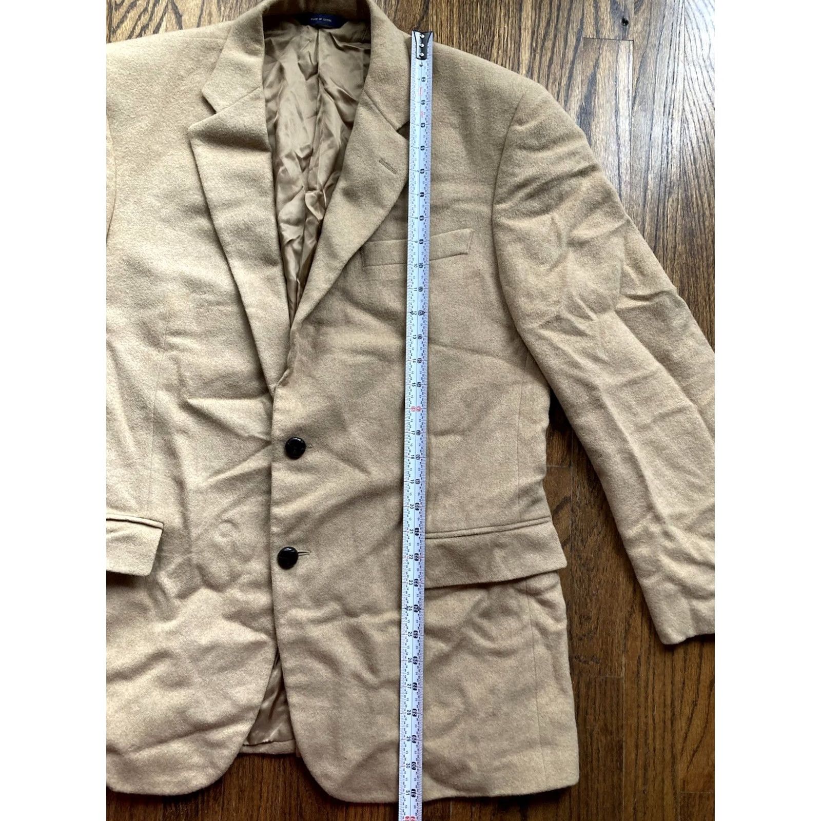 Brooks Brothers Brooks Brothers Blazer Mens 42R 100% Camelhair Tan 1818 Madison USA 2 Piece Jacket Coat Regular Mens Size 42R - 6 Thumbnail