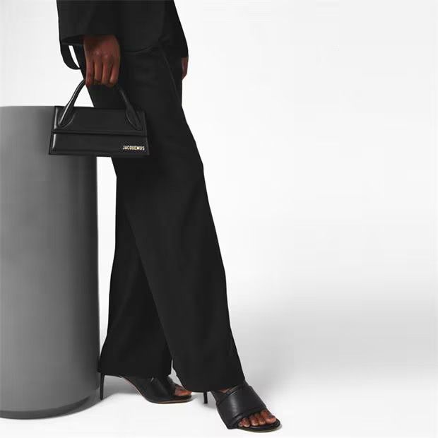 Jacquemus o1g2r1mq1024 Heeled Mules in Black Size US 9 / IT 39 - 5 Thumbnail