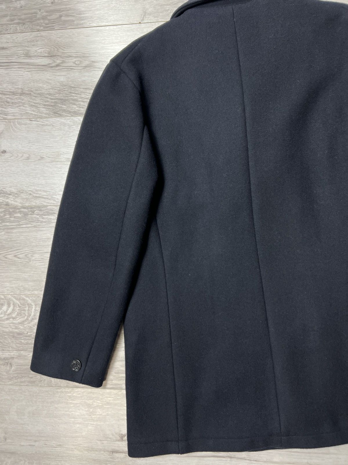 G-Star Rare G-Star RAW Wool Double Breasted Pea Coat Anchor Buttons Size US L / EU 52-54 / 3 - 10 Thumbnail