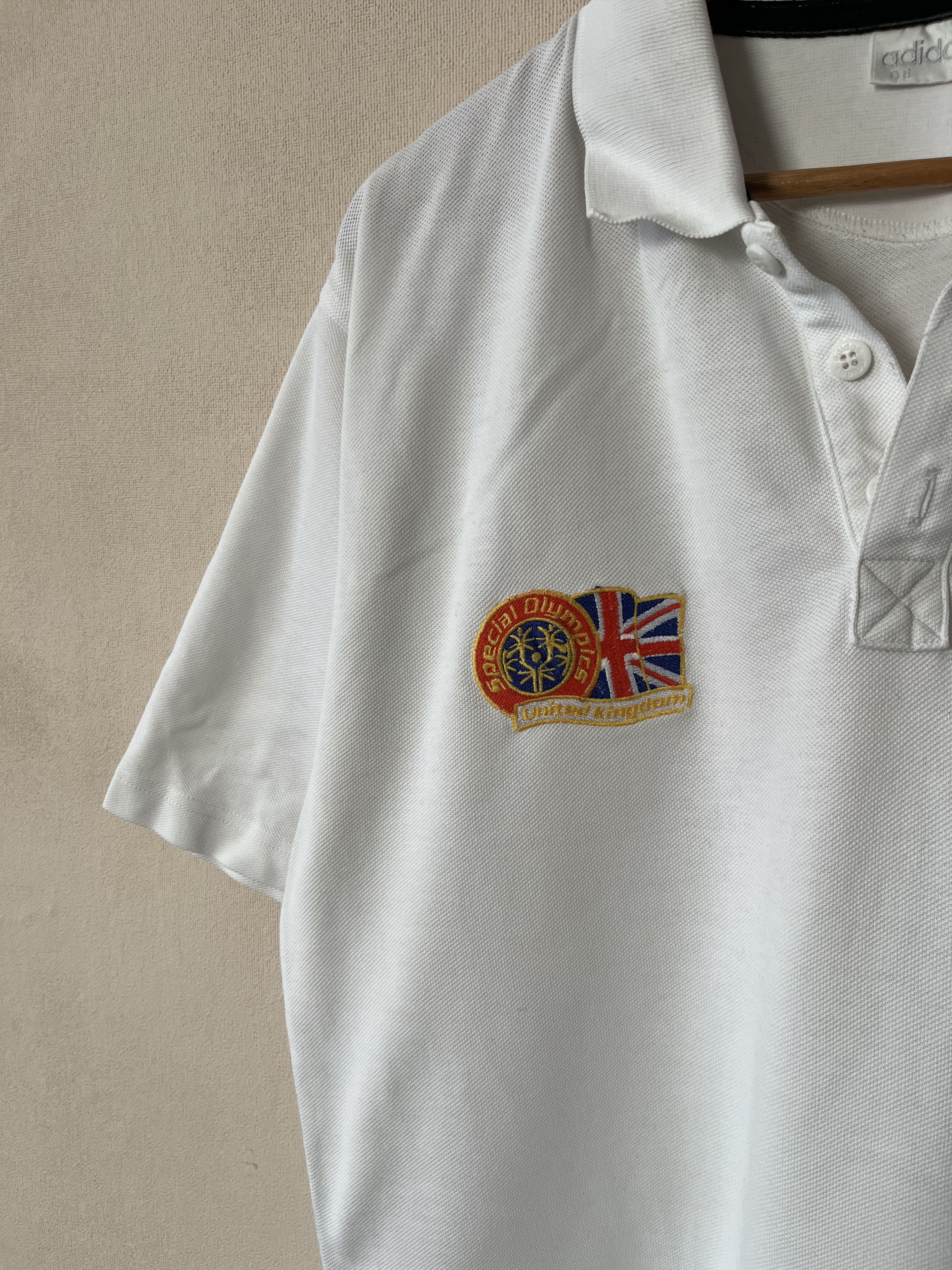 Adidas Vintage Adidas United Kingdom Olympics UK Polo Shirt Size US L / EU 52-54 / 3 - 2 Thumbnail