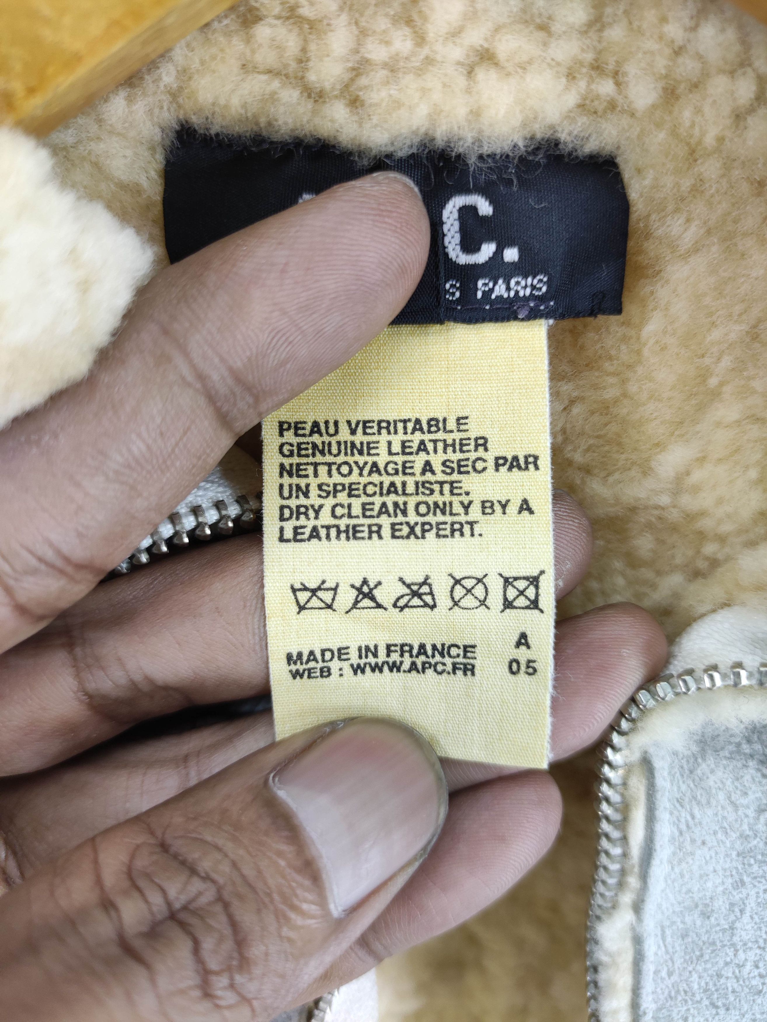 A.P.C. Vintage A.P.C Sheepskin Vest Zipper Size S / US 4 / IT 40 - 7 Thumbnail