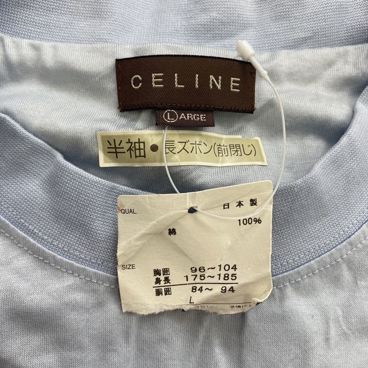 Celine Vintage CELINE NWT French Designer Oversize Blue Short Size US L / EU 52-54 / 3 - 6 Thumbnail