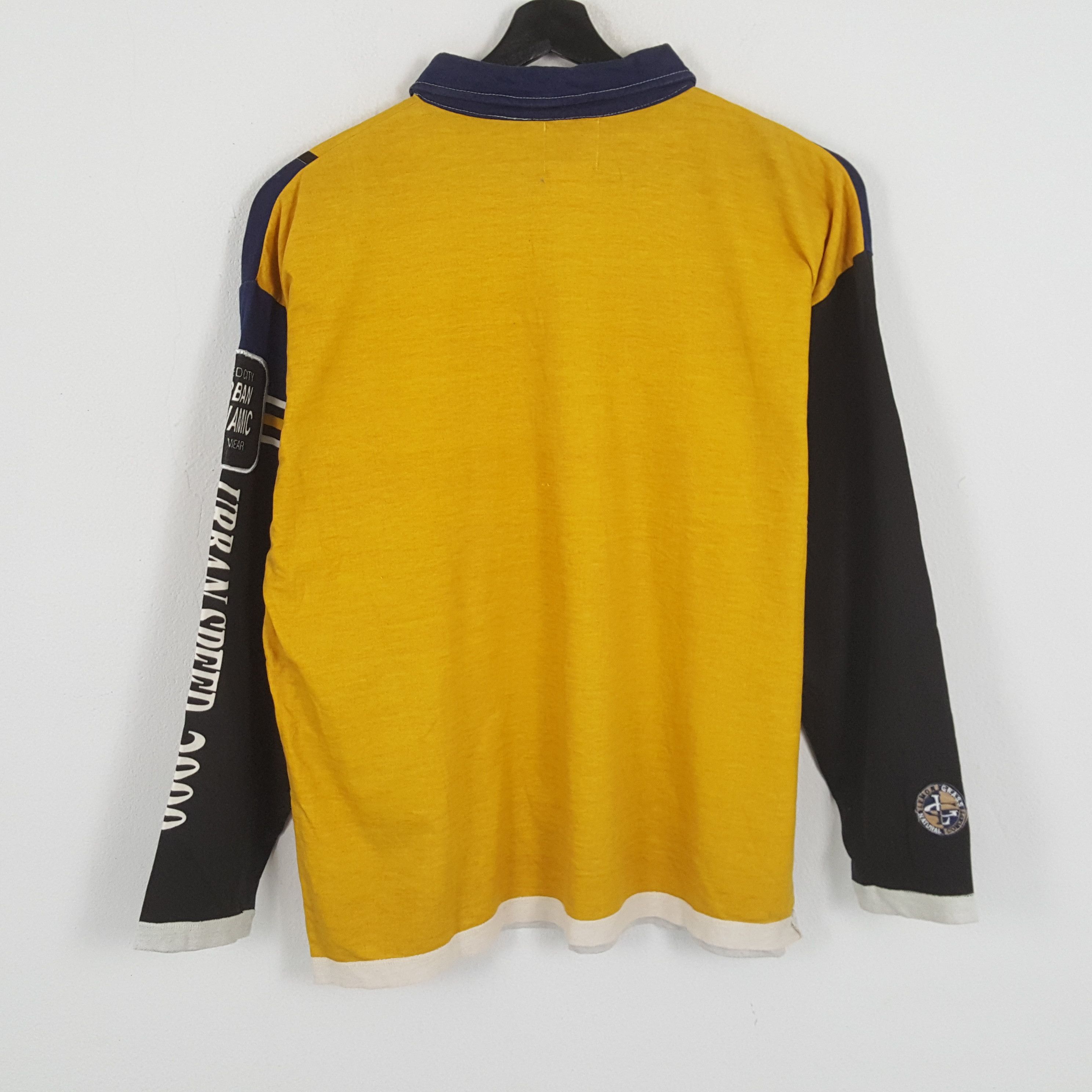 Vintage LEMON GRASS Speed Nice Design Half Zipper Sweatshirt Size US XL / EU 56 / 4 - 3 Thumbnail