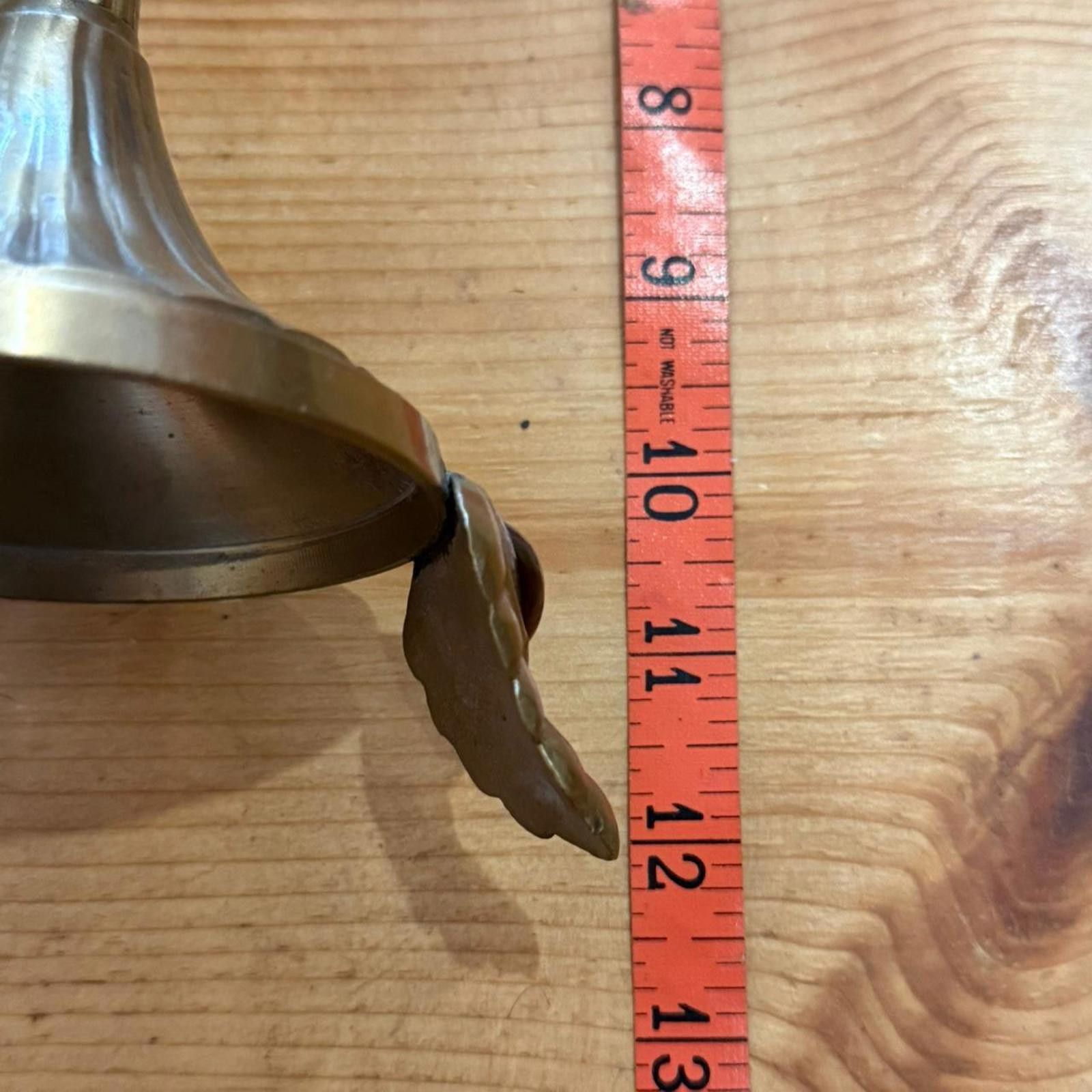 Other Large Brass Candlestick Cabochon Candlestick Size ONE SIZE - 7 Thumbnail
