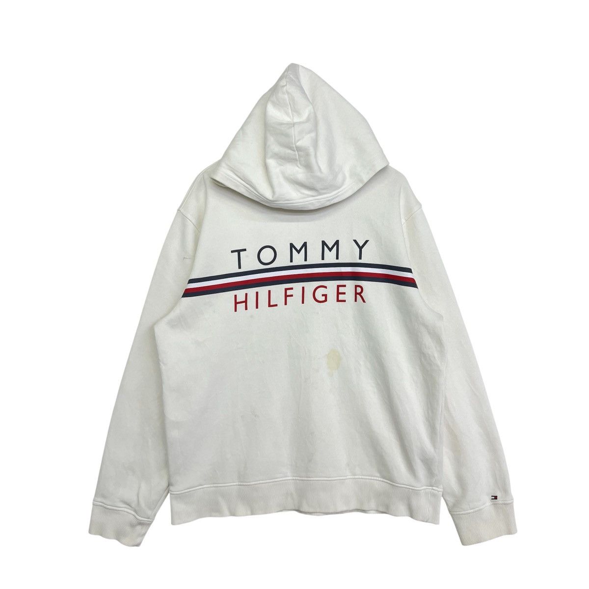 Tommy Hilfiger TOMMY HILFIGER SPELLOUT HOODIE SWEATSHIRT Size US XL / EU 56 / 4 - 1 Thumbnail
