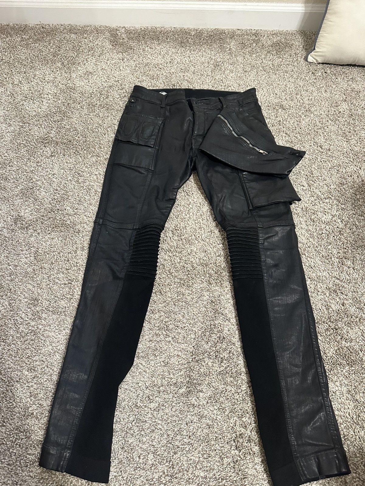 リックオウエンス　Rick Owens Memphis Rick Owens DRKSHDW 13FW MEMPHIS PATCH BLACK WAX size:28 col