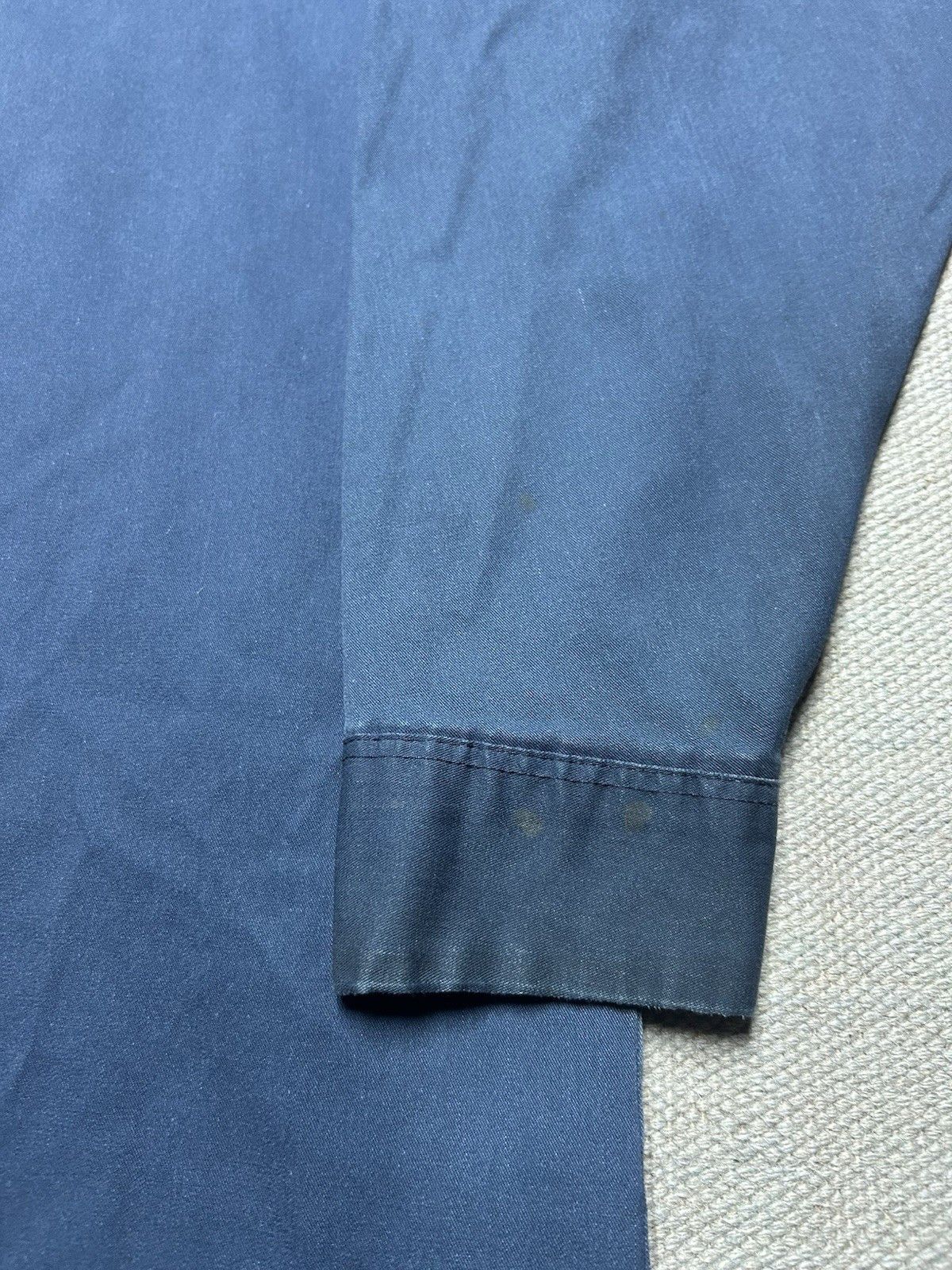 Vintage Vtg 90s work shirt dickies chino twill navy blu workwear XXL Size US XXL / EU 58 / 5 - 9 Thumbnail