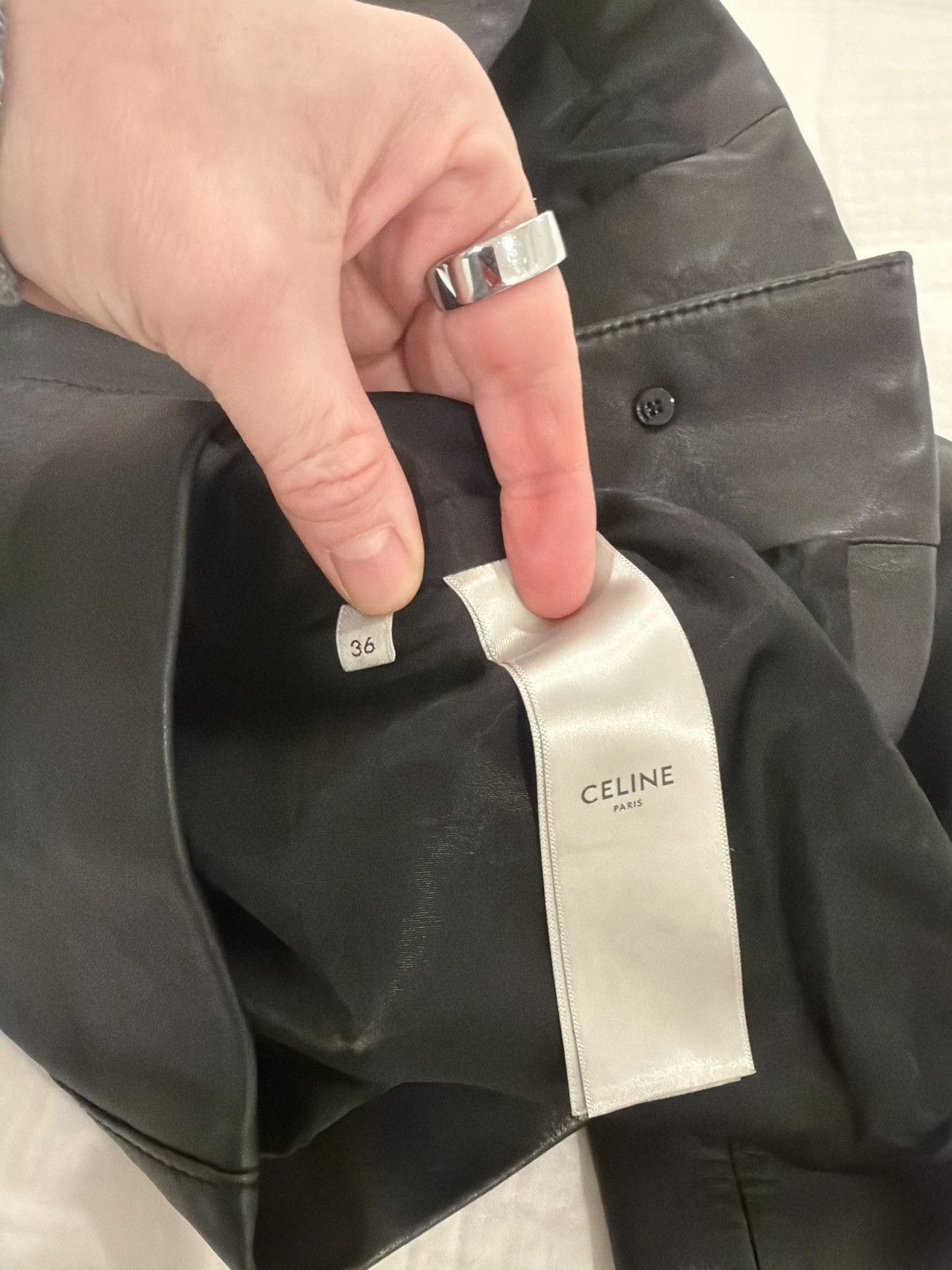 Celine Celine Leather Jacket Size XS / US 0-2 / IT 36-38 - 4 Thumbnail