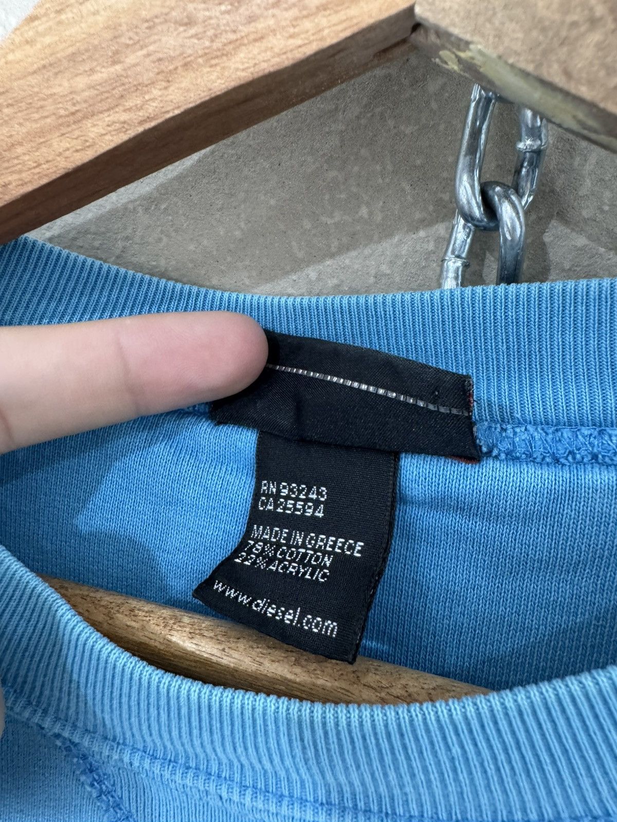 Diesel Vintage Diesel Sweatshirt Big Logo Japanese Style Size US L / EU 52-54 / 3 - 4 Thumbnail