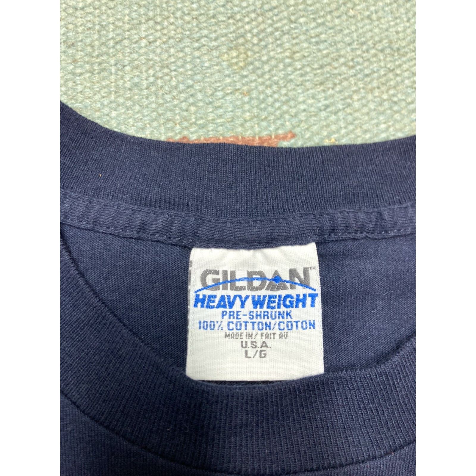 Sea New York VINTAGE New York T-Shirt Embroidered 90s Y2K Adult Large Blue Shirt Mens Size US L / EU 52-54 / 3 - 4 Thumbnail