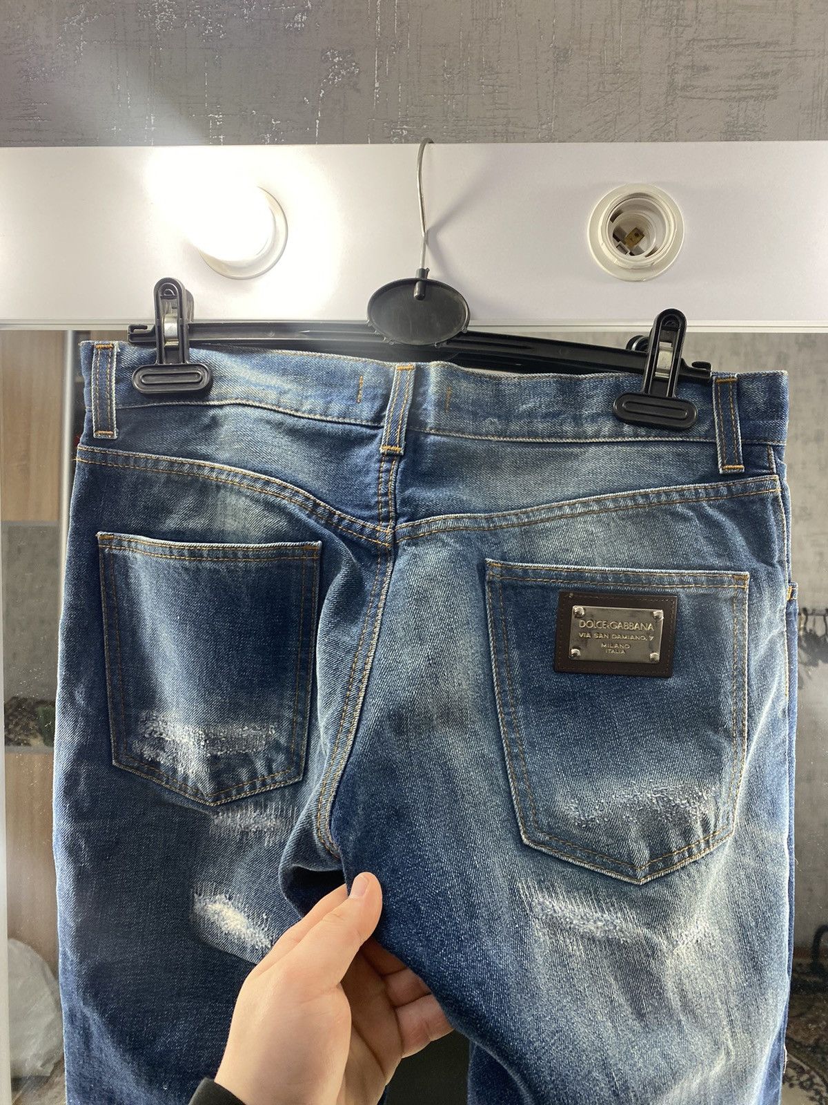 Dolce & Gabbana Dolce & Gabbana #14 Classic Destroyed Denim Jeans Size US 44 / EU 60 - 8 Thumbnail