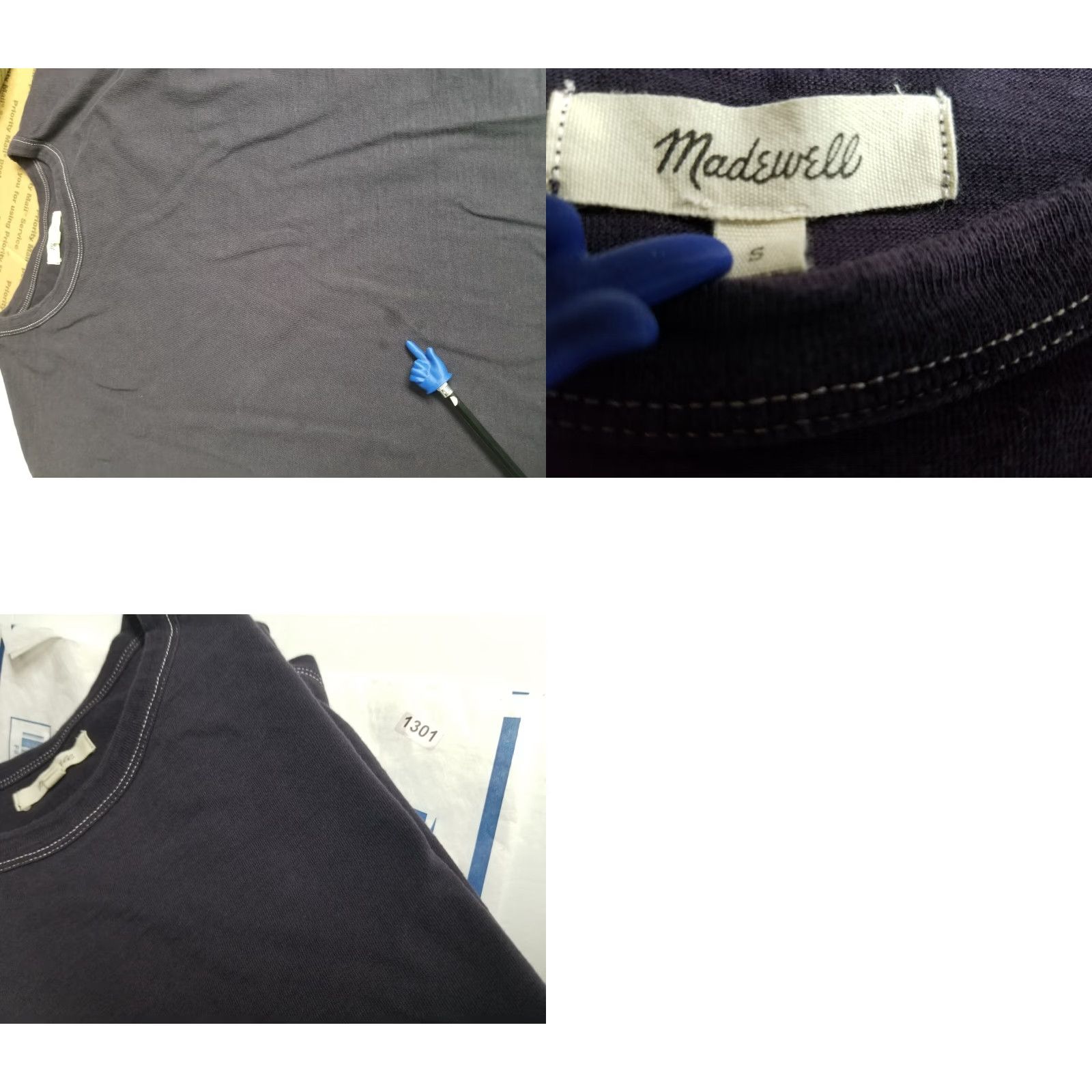 Madewell Madewell Short Sleeve Cropped T-Shirt Black Small Women Size S Flaws See Pic Size S / US 4 / IT 40 - 8 Thumbnail