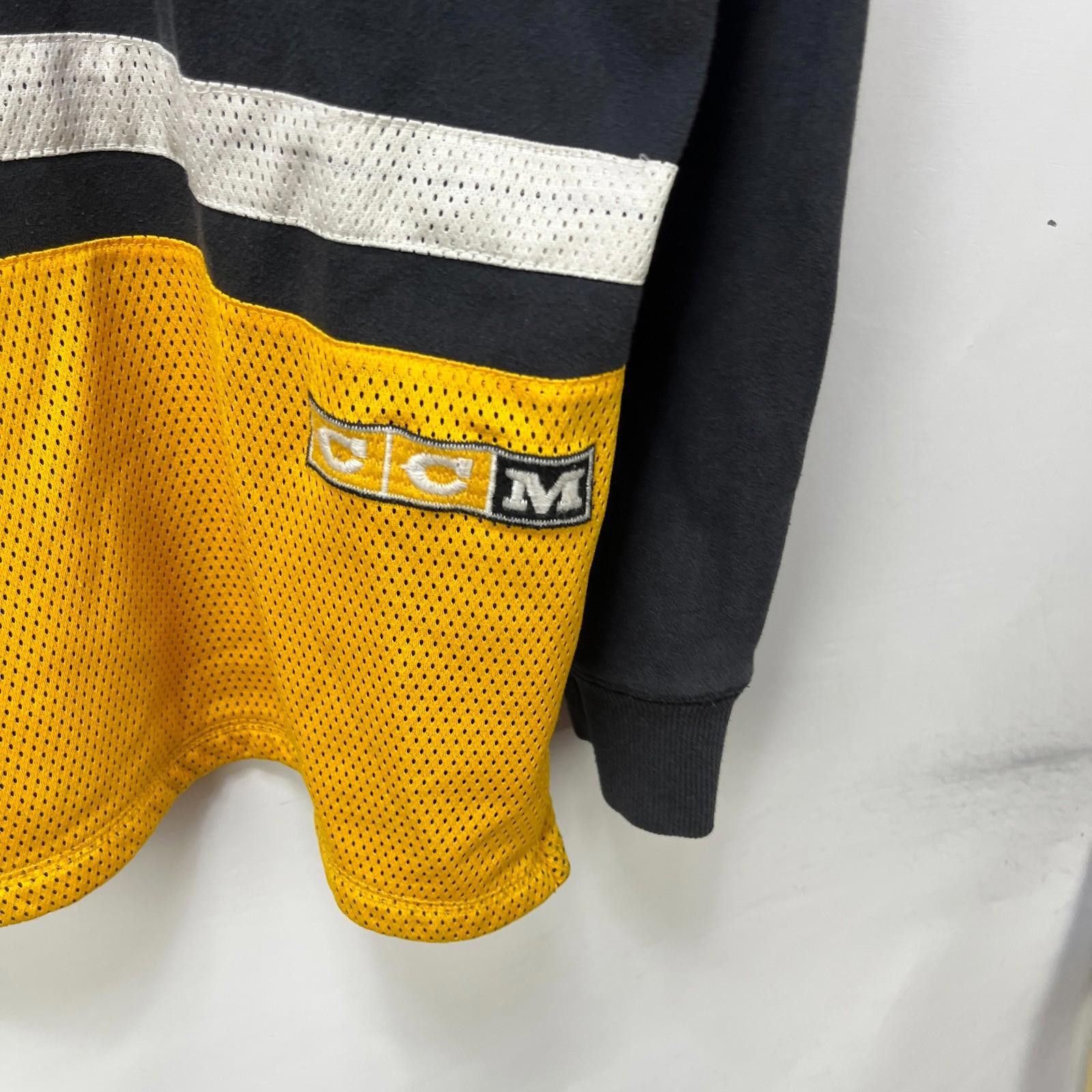 Ccm Vintage Boston Bruins CCM Jersey Style Hoodie XL Size ONE SIZE - 9 Thumbnail