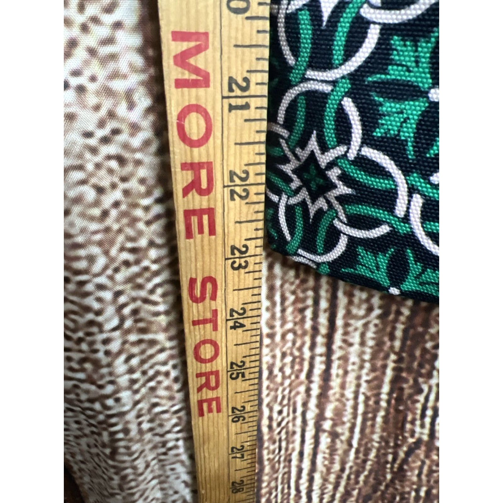 J.Crew J.CREW Zip Pencil Skirt Green Navy Pink Geo Knee Length Slit In Back Size 0 Women's Vintage No- N/A? Size 25" / US 0 / IT 36 - 3 Thumbnail