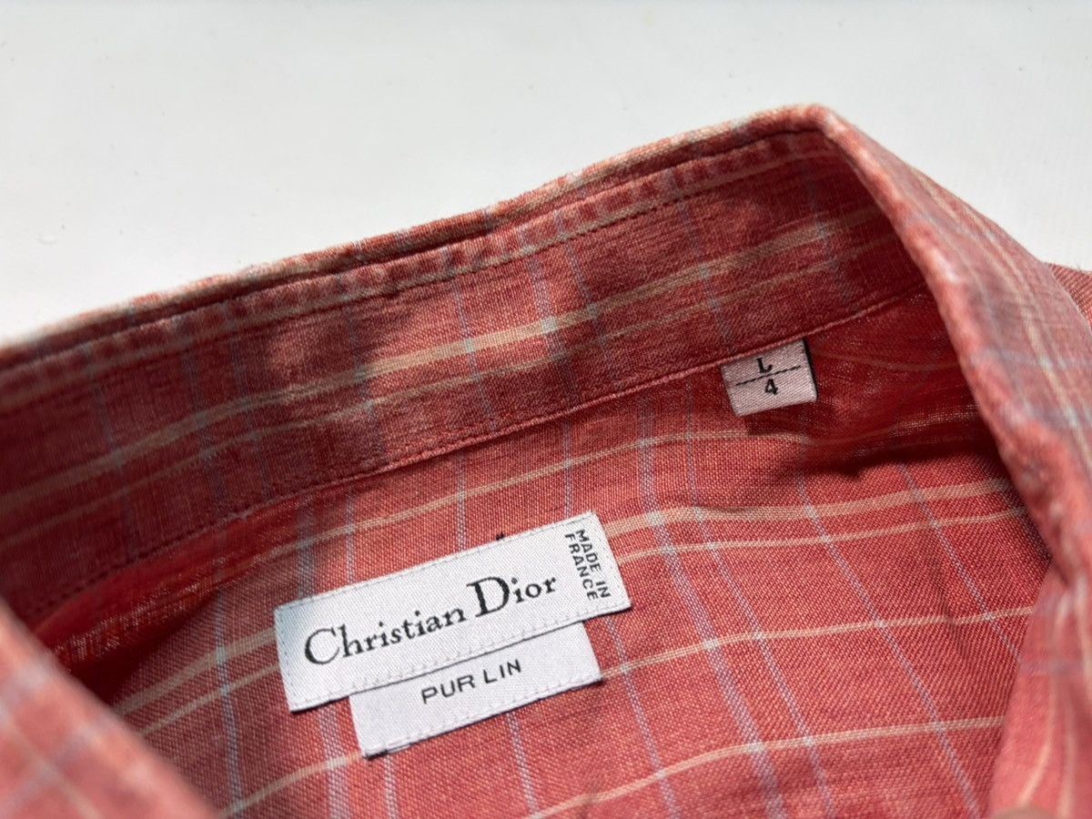 Christian Dior Monsieur Vintage Christian Dior pur lin shirts button up Size US L / EU 52-54 / 3 - 8 Thumbnail