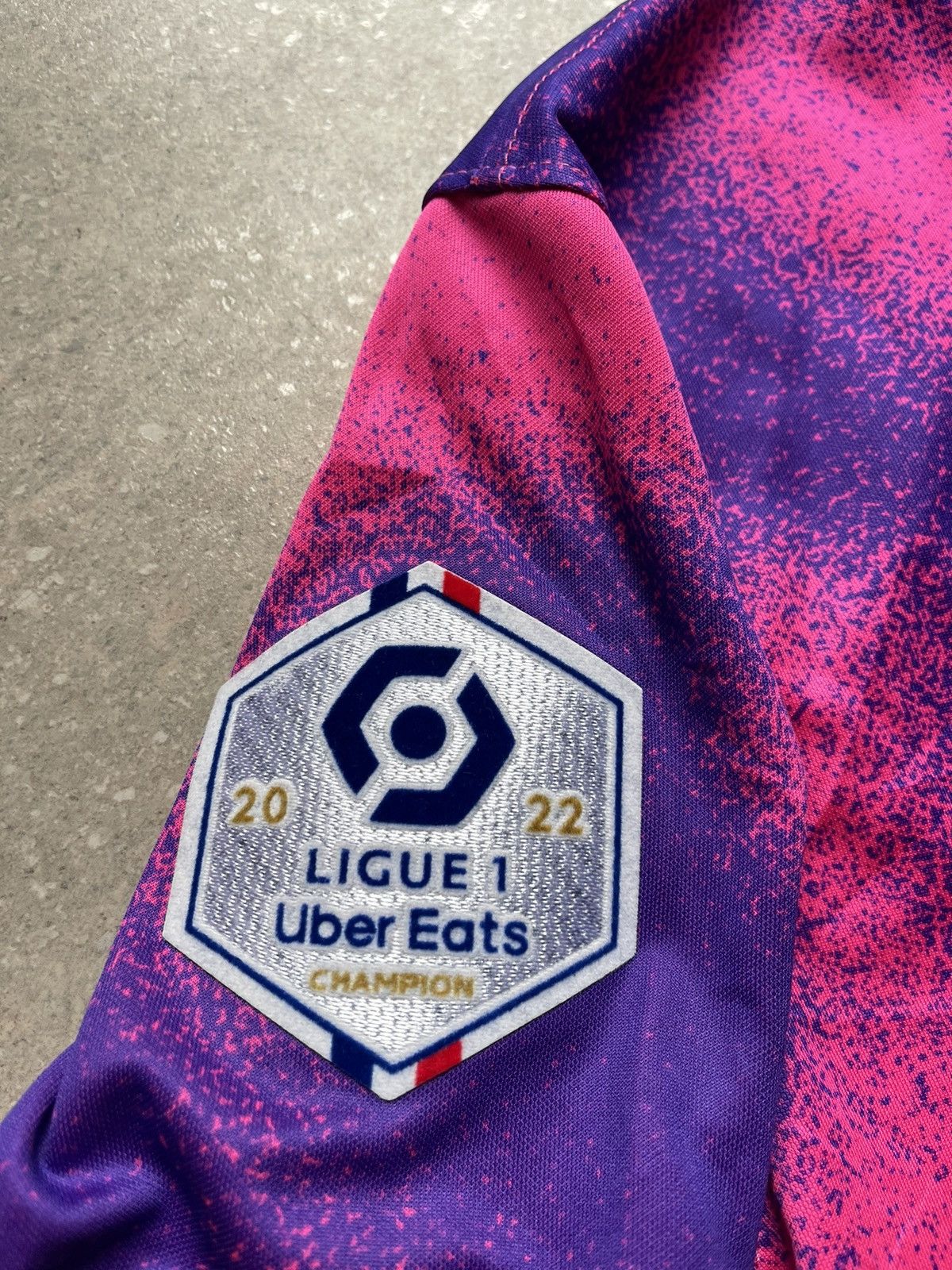 Jordan Brand 2021 Nike Jordan PSG pink purple soccer jersey Size US S / EU 44-46 / 1 - 5 Thumbnail
