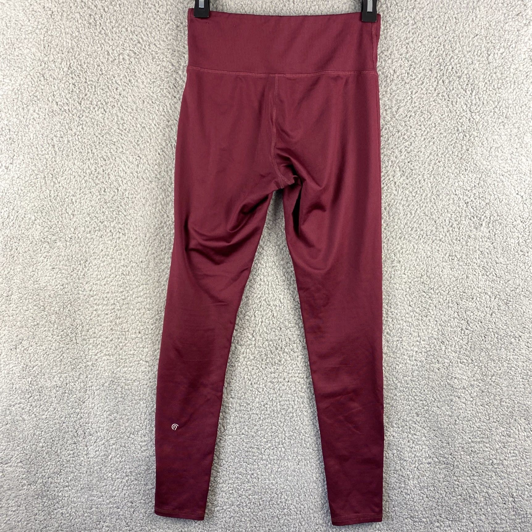 Champion CHAMPION DUODRY WORKOUT LEGGINGS WOMEN'S SIZE Small S MAROON / 38-56 Size 28" / US 6 / IT 42 - 6 Thumbnail