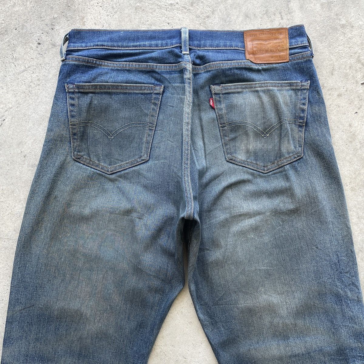 Levi's Vintage Clothing Levis 505 Big E Rusty Distressed Jeans Denim Pants W34 Size US 34 / EU 50 - 10 Thumbnail