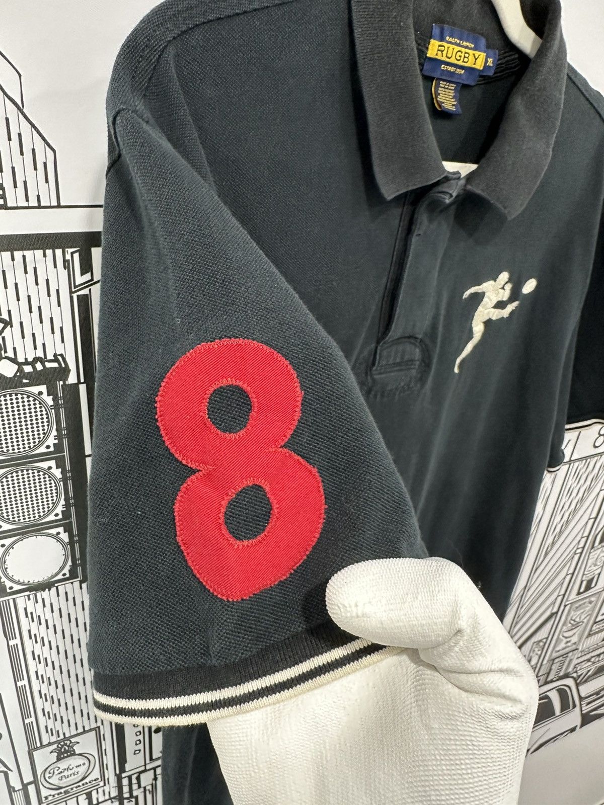 Rugby Ralph Lauren Rugby Ralph Lauren Kicker R.L.F.C Black XL Size US XL / EU 56 / 4 - 4 Thumbnail